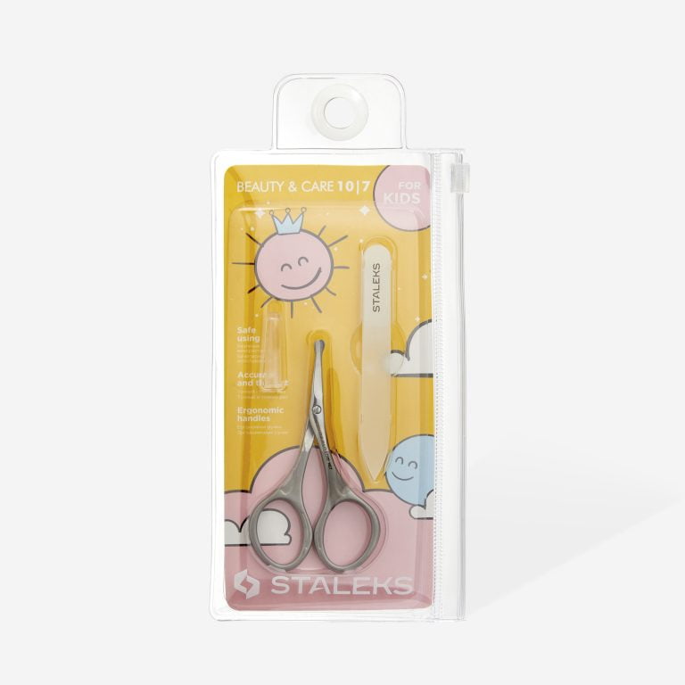 Staleks Set of matte scissors for children + nail file  Beauty & Care 10 Type 7