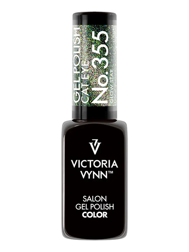 amazing glowy cat eye gel polish victoira vynn glow star 355