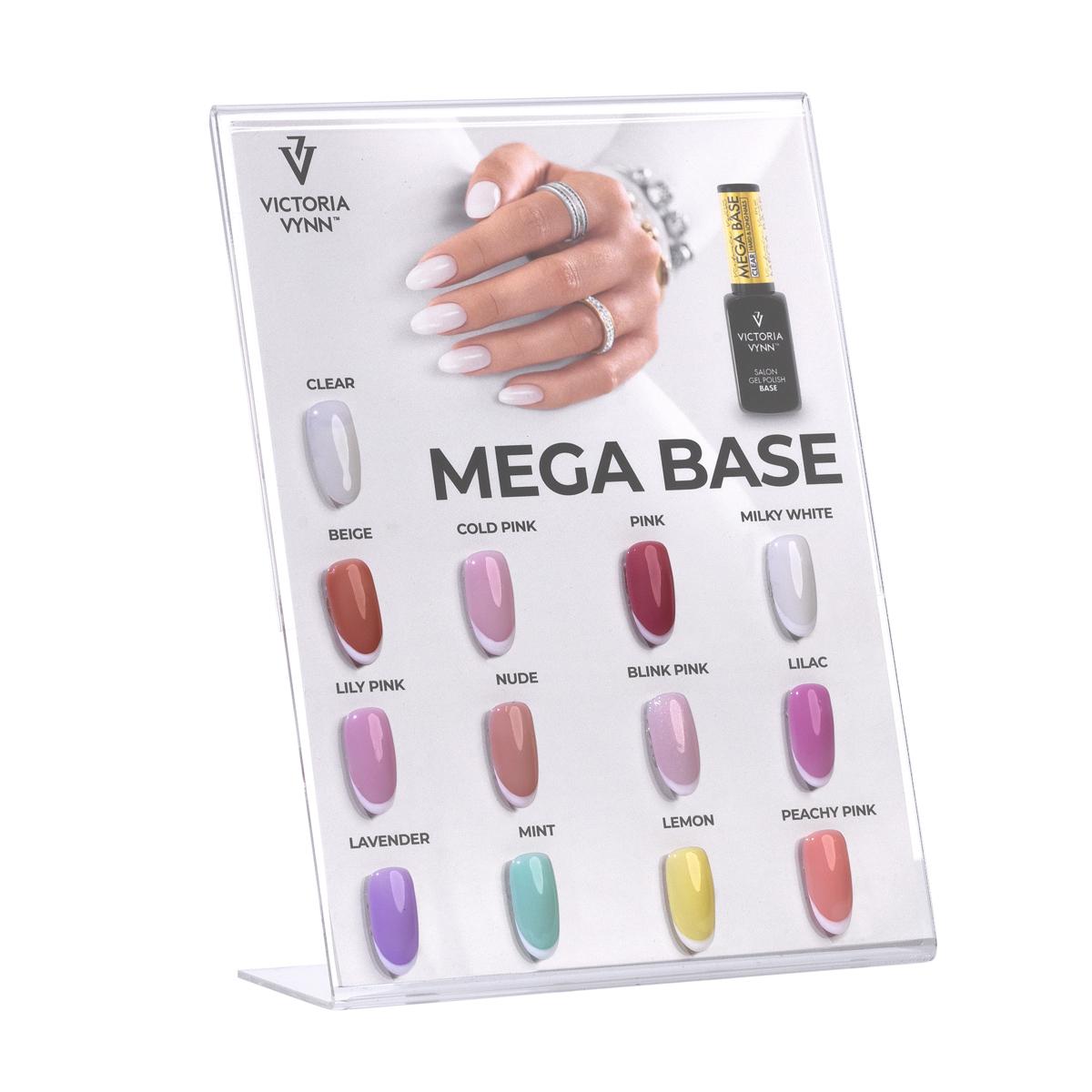 color chart display mega base