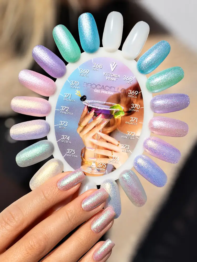 Victoria VYNN Gel Polish No. 371 Ragazza 6 victoria vynn brocaciello collection gel polish 368 375 pallette