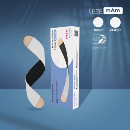 Staleks Abrasives & Bases 11 Staleks Disposable Double-Sided Files Papmam Mix Expert 180/240 Grit (25 Pcs) DWCEMix-22-180/240
