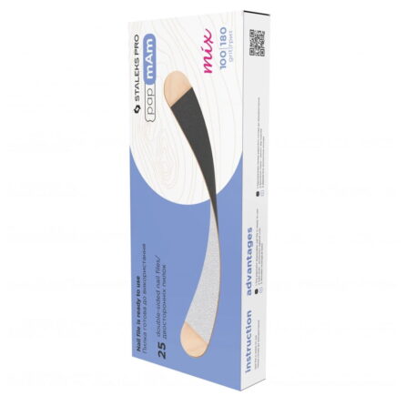 Staleks Abrasives & Bases 8 Staleks Disposable Double-Sided Files Papmam Mix Expert 100/180 Grit (25 Pcs) DWCEMix-22-100/180