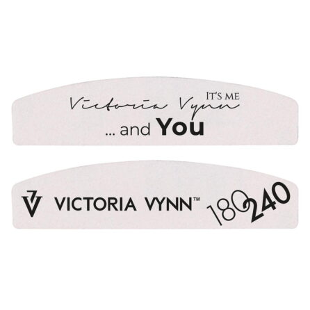Victoria VYNN Mini White Crescent Nail Files 03 - 180/240, 25pcs