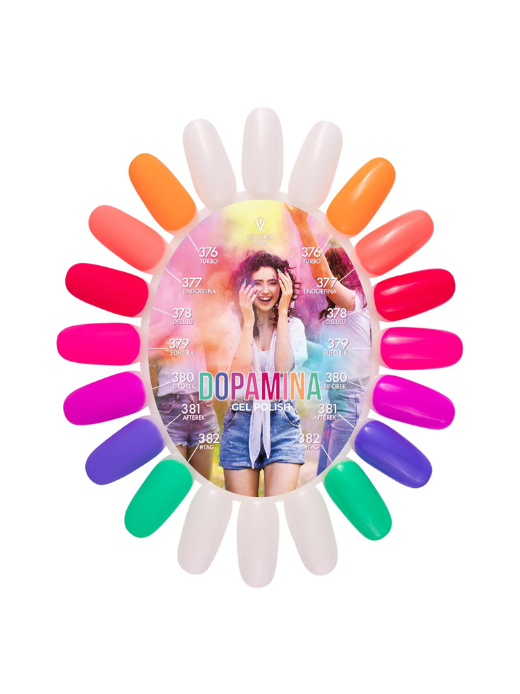 dopamina gel polish color chart