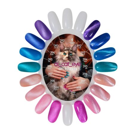 Salon Gel Polish Ai Cat Eye Collection 10 Victoria Vynn Color Chart Gel Polish 392 - 399