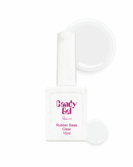 Candy Gel 41 Candy Gel Rubber Base Clear 15ml
