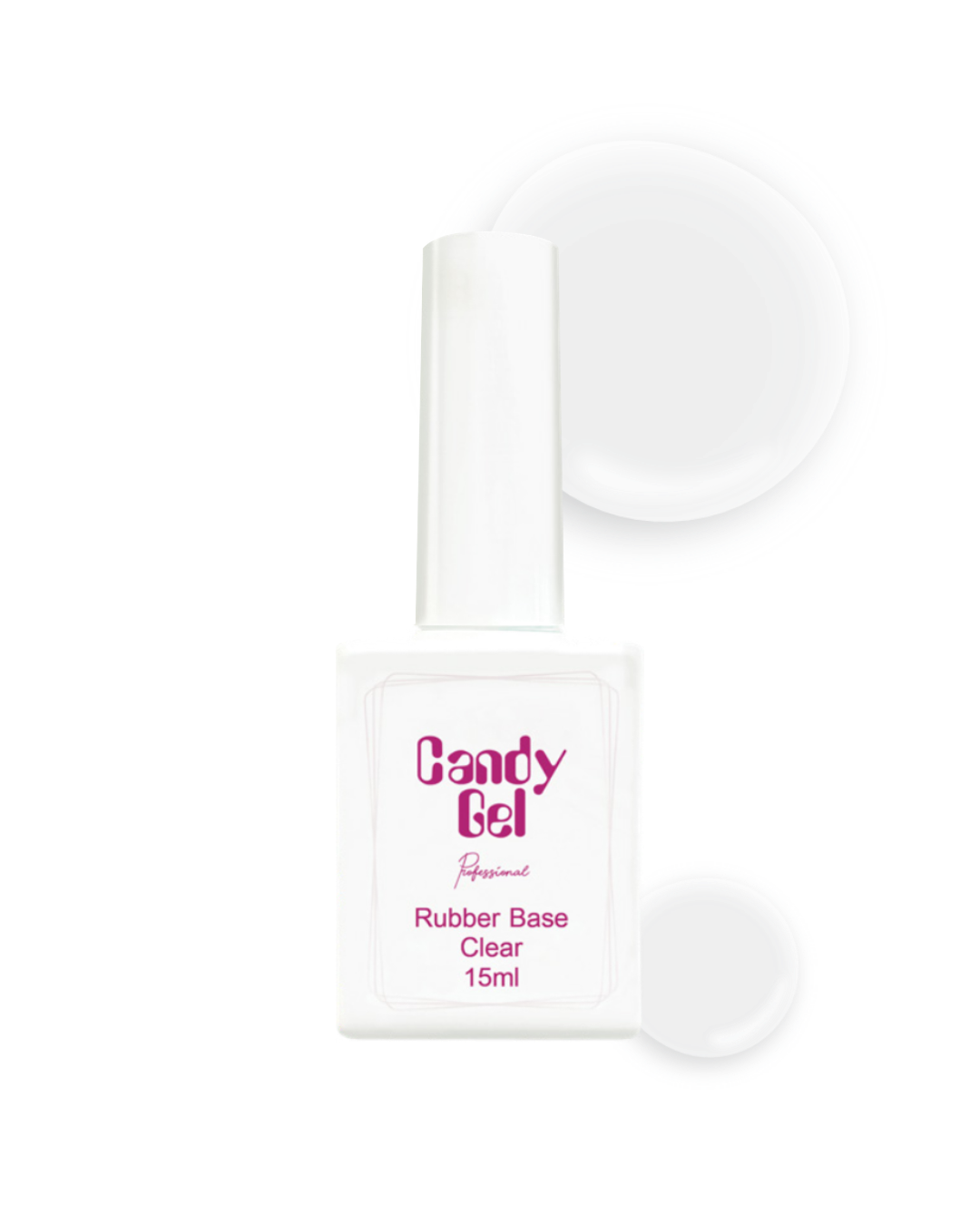 Candy Gel Rubber Base Clear 15ml 1 Candy Gel Rubber Base Clear 15ml