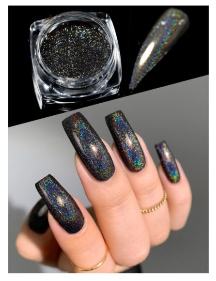 New Arrivals 20 Chrome Powder Holographic Black