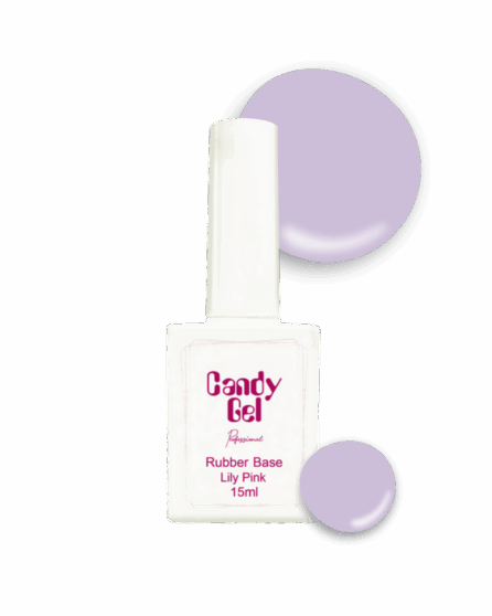 Candy Gel 43 Candy Gel Rubber Base Lily Pink 15ml