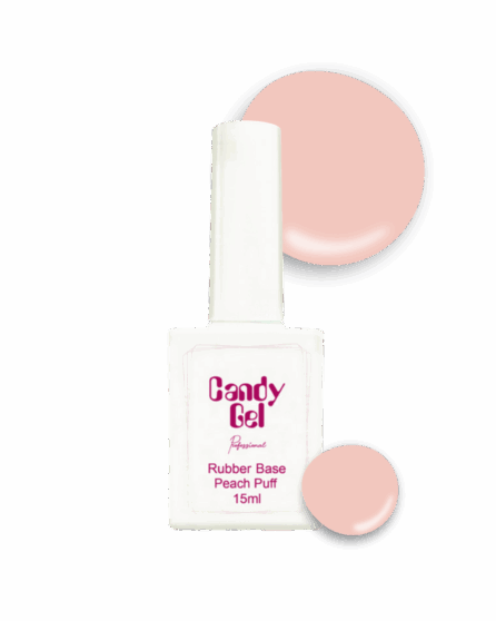 Candy Gel 45 Candy Gel Rubber Base Peach Puff 15ml