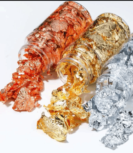 Gold Foil Nail Art Decoration Multicolor (Gold/ Silver/ Copper)