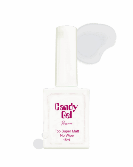 Candy Gel 49 Candy Gel Top Super Matt No Wipe 15ml