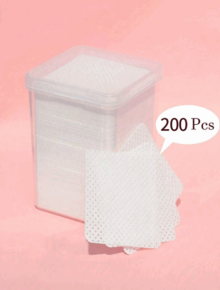 Lint Free Nail Polish Remover Pad 200pcs